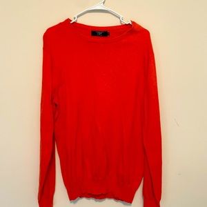 Orange J. Crew Sweater M